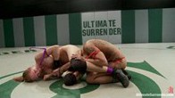 Cocky, high ranked wrestler, discovers the true definition of elite. Sexually destroyed on the mat!