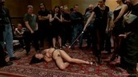 Attention whore gets ass-pounded in 3 different bondage positions.