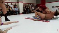 Fist for Fist. One wrestler attempts on-the-mat fisting and gets it back
