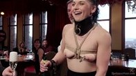 Slut Slave Has Ass Fucked and Paddled at BDSM Party