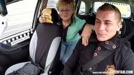 Czech Mature Blonde Hungry for Taxi Drivers Cock